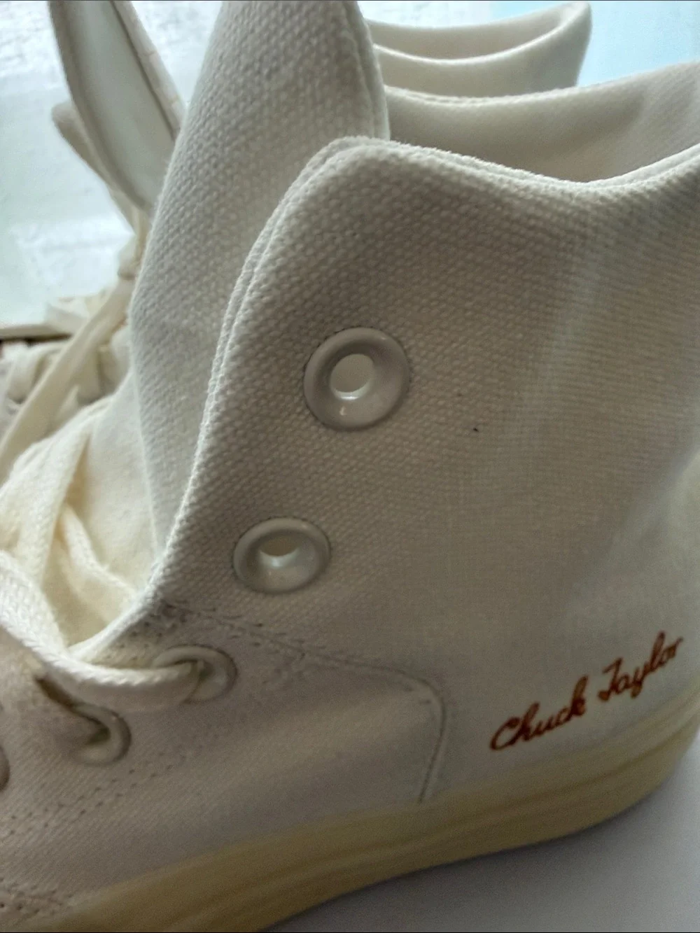 Converse “Chuck 70 Marquis” High Top Sneakers in Off-White/Cream